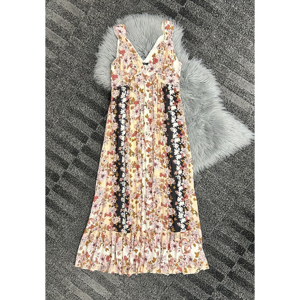 Crimson Women’s Sleeveless Boho Floral‎ Maxi Dress Size XL